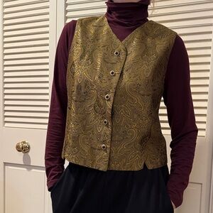 Vintage paisley vest